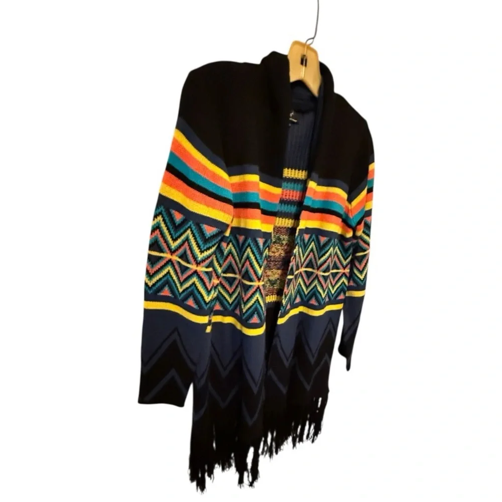 Iris Cardigan Sweater with Fringe - Picture 4 of 6